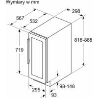 Встраиваемый винный шкаф Siemens KU20WVHF0 фото №3 — интернет-магазин Desire.md