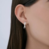 Серьги из серебра с фианитами Sokolov 94027256 2,54g фото №2 — интернет-магазин Desire.md