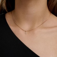 Pandantiv din aur combinat cu diamant Sokolov 1031030  0,5g imaginea #2 — magazin online Desire.md