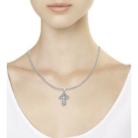 Pandantiv din argint cu zirconiu Sokolov 94-131-00850-1  2,58g imaginea #2 — magazin online Desire.md