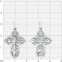 Pandantiv din argint cu zirconiu Sokolov 94-131-00850-1  2,61g imaginea #3 — magazin online Desire.md