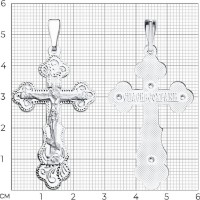 Pandantiv din argint Sokolov 94-131-02210-1  3,38g imaginea #2 — magazin online Desire.md