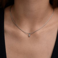 Pandantiv din aur alb cu diamant Sokolov 1031038-3  0,61g imaginea #3 — magazin online Desire.md