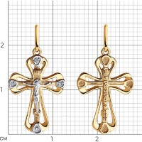 Pandantiv din aur Sokolov 51-131-00400-1 1g imaginea #2 — magazin online Desire.md