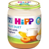Piure pentru copii HiPP Fruit Duet With Yoghurt 160g (5475)