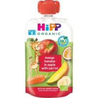 Piure pentru copii HiPP Mango/Banana/Carrot 100g (42534)