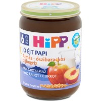 Piure pentru copii HiPP Semolina With Apple & Peach 190g (5509)