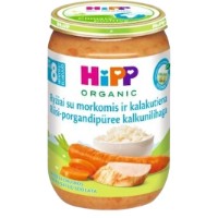 Piure pentru copii HiPP Turkey/Rice/Carrot 220g (6530)