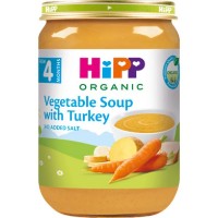 Piure pentru copii HiPP Vegetable Soup With Turkey 190g (7963)