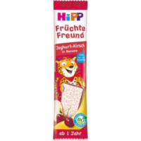 Gustare cu fructe-cereale HiPP Yogurt/Cherry/Banana 23g (31363)