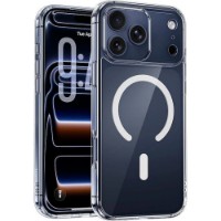 Husa de protecție Hoco Magnetic Series Airbag Anti-fall Protective Shell for iPhone 17 Pro Max Transparent