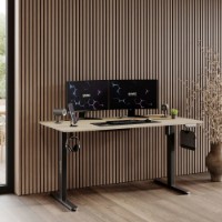 Marfa depreciata! Masa de birou Sense7 Nojo 140x70 Black Pine imaginea #2 — magazin online Desire.md