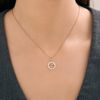 Подвеска из золота с фианитом Diamant 51-130-02979-1  0,85g фото №2 — интернет-магазин Desire.md
