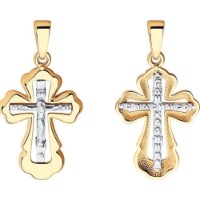 Pandantiv din aur combinat Sokolov 51-131-01402-1  1,82g