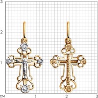 Pandantiv din aur Sokolov 51-131-01409-1  0,92g imaginea #2 — magazin online Desire.md