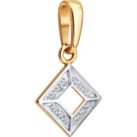 Pandantiv din aur cu diamante Sokolov 51-230-00421-1  0,52g imaginea #2 — magazin online Desire.md