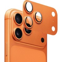 Sticlă de protecție pentru camera telefonului WiWU Armor Deck Lens Protector for iPhone 17 Pro LG-012 Orange (LG-012IP17POR)