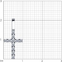 Pandantiv din aur alb cu zirconiu Sokolov 52-130-01691-1  0,69g imaginea #2 — magazin online Desire.md