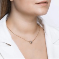 Pandantiv din aur diamant si diamant negru Sokolov 7030003  0,98g imaginea #2 — magazin online Desire.md