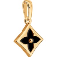 Pandantiv din aur cu onix Sokolov 732968  0,85g imaginea #3 — magazin online Desire.md