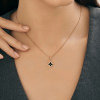 Pandantiv din aur cu onix Sokolov 732968  0,85g imaginea #4 — magazin online Desire.md