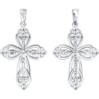 Pandantiv din argint cu diamant Sokolov 87120005  1,97g