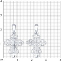 Cruce din argint Sokolov 94120129 1,29g imaginea #3 — magazin online Desire.md