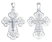 Pandantiv din argint cu emal Sokolov 94120136  2,41g