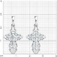 Pandantiv din argint Sokolov 94-131-00817-1  1,46g imaginea #2 — magazin online Desire.md