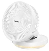 Вентилятор Hoco DF13 Retractable White фото №2 — интернет-магазин Desire.md