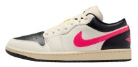 Ghete pentru dame Nike Air Jordan 1 Low Pale Ivory/Black/Muslin/Racer Pink, s.38 imaginea #5 — magazin online Desire.md