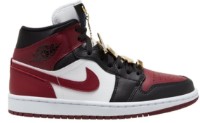 Ghete pentru dame Nike Air Jordan 1 Mid SE Black/Dark Beetroot/White/Hyper Royal, s.36 imaginea #4 — magazin online Desire.md