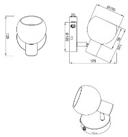 Candelabru de perete Trio Boba R86371743 imaginea #4 — magazin online Desire.md