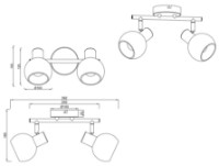 Candelabru de perete Trio Boba R86372043 imaginea #3 — magazin online Desire.md