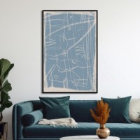 Pictură ArtShop Scribble Lines 50x75cm (PA265-M-L)
