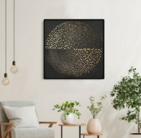 Pictură ArtShop Speckled Gold Circle 80x80cm (PA224-M-L)