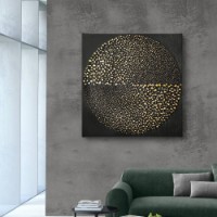 Pictură ArtShop Speckled Gold Circle 80x80cm (PA224-M-PL)