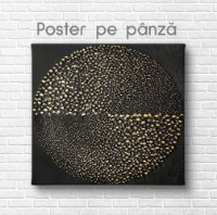 Pictură ArtShop Speckled Gold Circle 80x80cm (PA224-M-PL) imaginea #2 — magazin online Desire.md