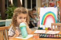 Cană anti-vărsare Chicco Turquoise (180738) imaginea #2 — magazin online Desire.md