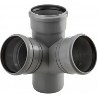 Двойной угловой отвод Wavin 67 110x110x110x110 (88951)