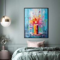 Pictură ArtShop Painted Candle 60x90cm (PA435)