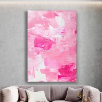 Pictură ArtShop Pink Abstraction 60x90cm (PA431-P-L)