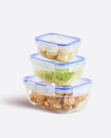 Пищевой контейнер Dunya Plastik 3pcs 0,4/0,8/1,4L 30147 фото №2 — интернет-магазин Desire.md