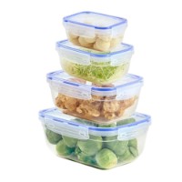 Набор пищевых контейнеров Dunya Plastik 4pcs 0.4/0.8/1.4/2.3l 30148