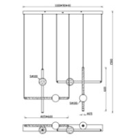 Lustră Trio Melita 331510680 imaginea #4 — magazin online Desire.md