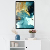 Pictură ArtShop Turquoise With Gold 60x90cm (PA185)