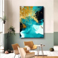 Pictură ArtShop Turquoise With Gold 40x60cm (PA185-L-PL)