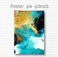 Pictură ArtShop Turquoise With Gold 50x75cm (PA185-M-PL) imaginea #2 — magazin online Desire.md