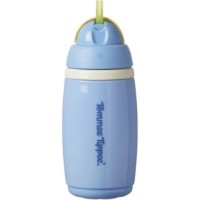 Cana cu pai Tommee Tippee Insulated Straw 12+ 266ml Blue (TT0524)