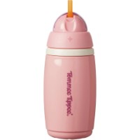 Cana cu pai Tommee Tippee Insulated Straw 12+ 266ml Pink (TT0525)